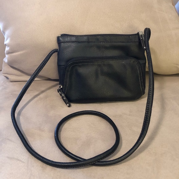 Tignanello black leather bag - Picture 3 of 7